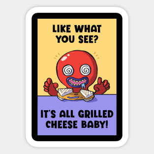 Cheesy Seduction Sticker